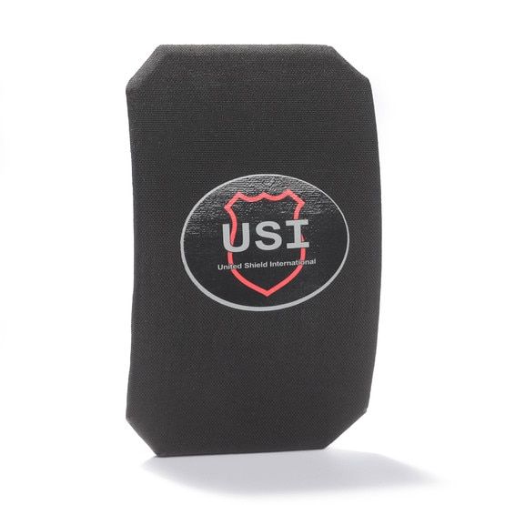 USI Spartan Gen II Special Threat Stand Alone polyethylene Plate has a nylon cover and single curve